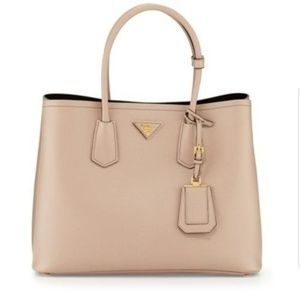 Prada Double W L Cammeo/Cammeo Cuir